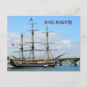 HMS BOUNTY POSTKARTE