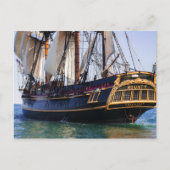 HMS Bounty Tall Ship Postkarte (Vorderseite)