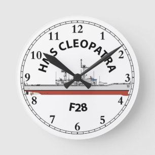 HMS CLEOPATRA - F28 - LEANDER ORIG RUNDE WANDUHR