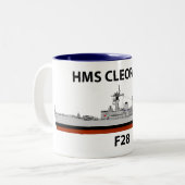 HMS Cleopatra, Seacat Zweifarbige Tasse (Vorderseite Links)