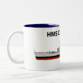 HMS Cleopatra, Seacat Zweifarbige Tasse (Links)