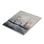 HMS Cyclops Frigate 1839 Fliese (Seite)