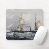 HMS Cyclops Frigate 1839 Mousepad (Mit Mouse)