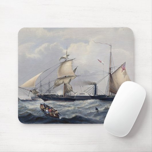 HMS Cyclops Frigate 1839 Mousepad (Mit Mouse)