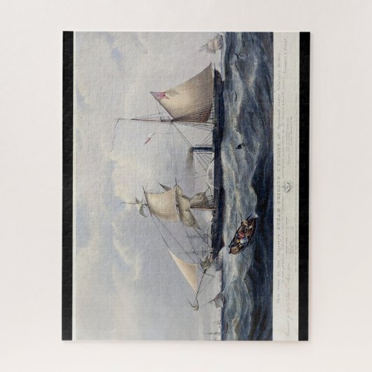 HMS Cyclops Frigate 1839 Puzzle (Vertikal)