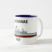 HMS Danae, Seacat Zweifarbige Tasse (VorderseiteRechts)