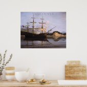 HMS Discovery Poster (Küche)