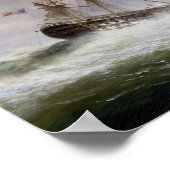 HMS Endymion Rettung eines französischen Zwei-Dece Poster (Ecke)