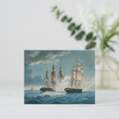 HMS Endymion / US-Präsident Postkarte (Stehend Vorderseite)