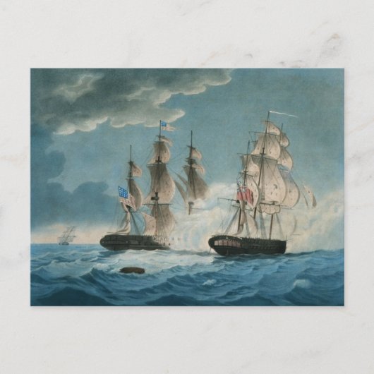 HMS Endymion / US-Präsident Postkarte (Vorderseite)