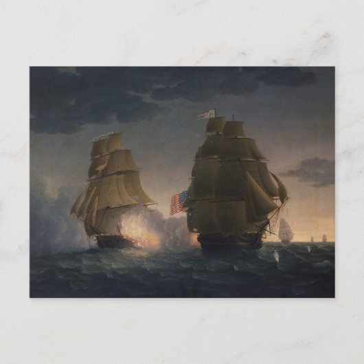 HMS Endymion / US-Präsident Postkarte (Vorderseite)