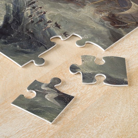 HMS Erebus Terror Antarktis John Wilson Carmichael Puzzle (Seite)