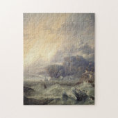 HMS Erebus Terror Antarktis John Wilson Carmichael Puzzle (Vertikal)