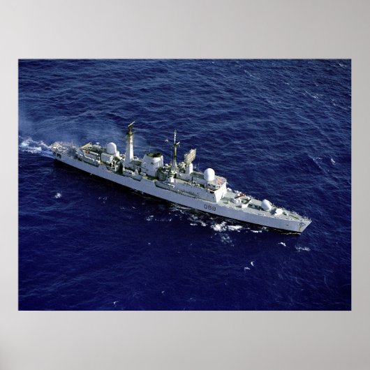 HMS Glasgow (D-88) Poster (Vorne)