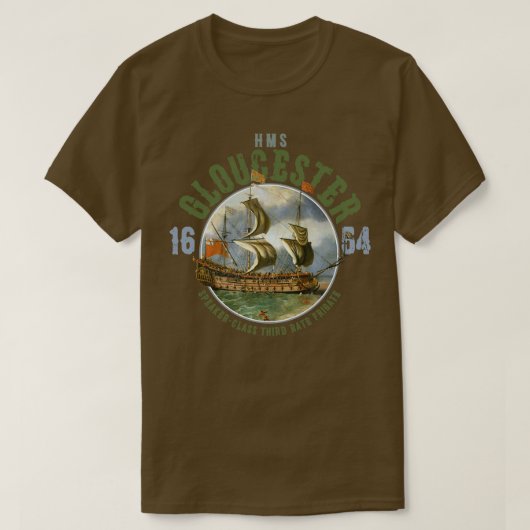 HMS Gloucester T-Shirt (Design vorne)