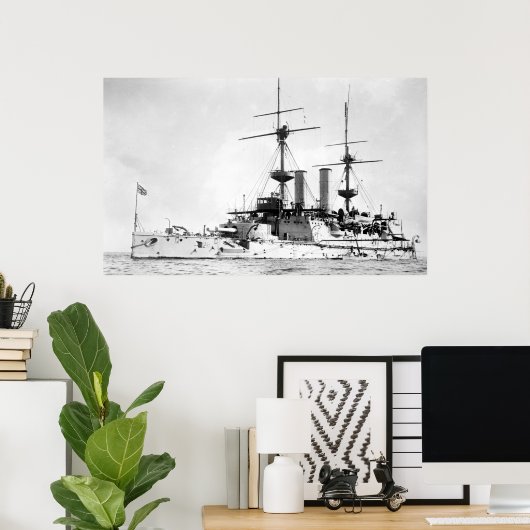 HMS Hood Poster (Heimbüro)