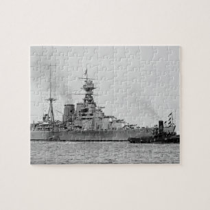 HMS Hood - Vintager Nautical Battlecruiser Puzzle