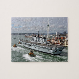 HMS Illustrierter Vintager Luftfahrtunternehmer Puzzle