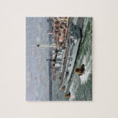 HMS Illustrierter Vintager Luftfahrtunternehmer Puzzle (Vertikal)