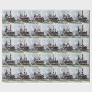 HMS Implacable ein 74-Kanonen-Schiff dritter Klass Geschenkpapier