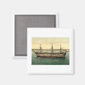 HMS Impregnable, Plymouth, Devon, England Magnet (Vorderseite/Rückseite)