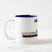 HMS Juno, Seacat Zweifarbige Tasse (Links)