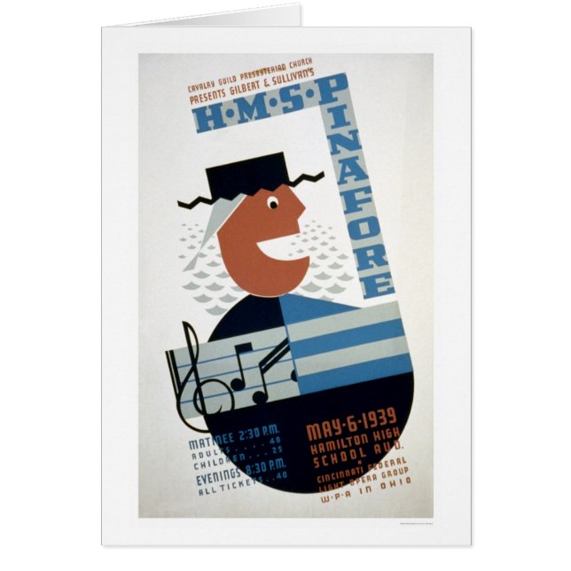 HMS-Kinderschürze-Musical WPA 1939 (Vorne)