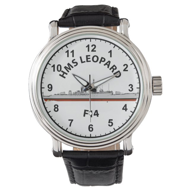 HMS LEOPARD - F14 - TYP 41 WATCH ARMBANDUHR (Vorderseite)