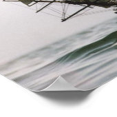 HMS Leopard Warship Poster (Ecke)