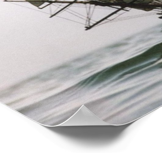 HMS Leopard Warship Poster (Ecke)