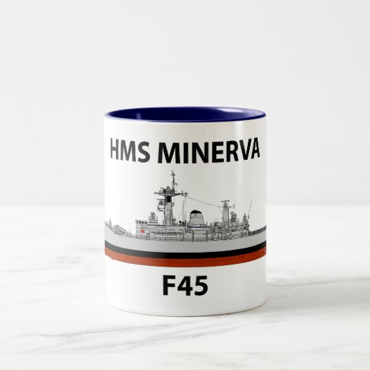 HMS Minerva, Seacat Zweifarbige Tasse (Mittel)