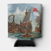 HMS Nottingham und Mars 1703 Dosenkühler (Vorderseite)