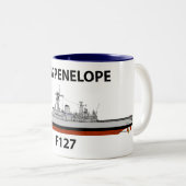 HMS Penelope, Seacat Zweifarbige Tasse (VorderseiteRechts)
