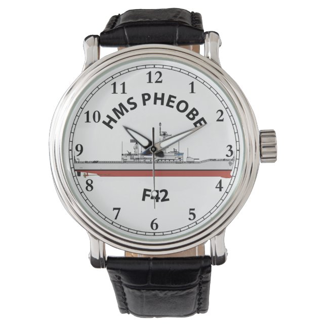 HMS PHOEBE - F42 - LEANDER ORIG WATCH ARMBANDUHR (Vorderseite)
