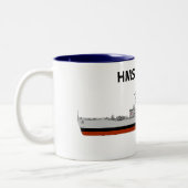 HMS Phoebe, Seetang Zweifarbige Tasse (Links)