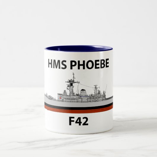 HMS Phoebe, Seetang Zweifarbige Tasse (Mittel)