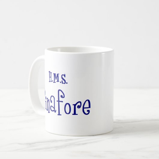 hms pinavor kaffeetasse (Vorderseite Links)