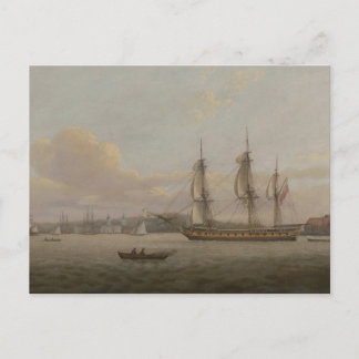 HMS Pomone Postkarte