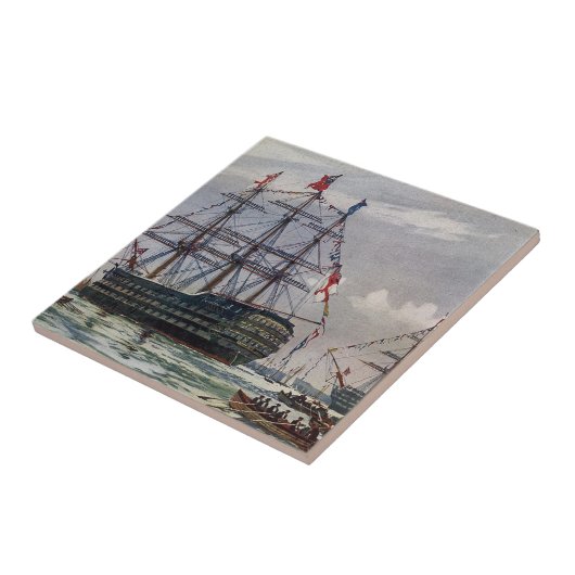 HMS Queen Battleship 1839 Fliese (Seite)