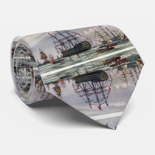 HMS Queen Battleship 1839 Krawatte (Gerollt)