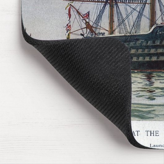 HMS Queen Battleship 1839 Mousepad (Ecke)