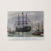 HMS Queen Battleship 1839 Puzzle (Horizontal)