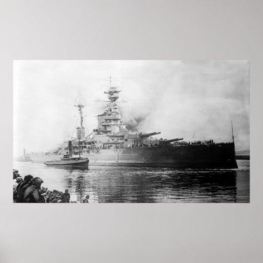 HMS Ramillies Poster (Vorne)