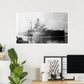 HMS Ramillies Poster (Heimbüro)