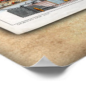 HMS Royal Sovereign Inboard Profile/Cutaway Poster (Ecke)