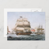 HMS-Sieg, 1806 Postkarte (Vorne/Hinten)