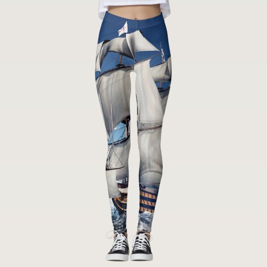 HMS Sieg, 3D computergenerierte Illustration. Leggings (Vorderseite)