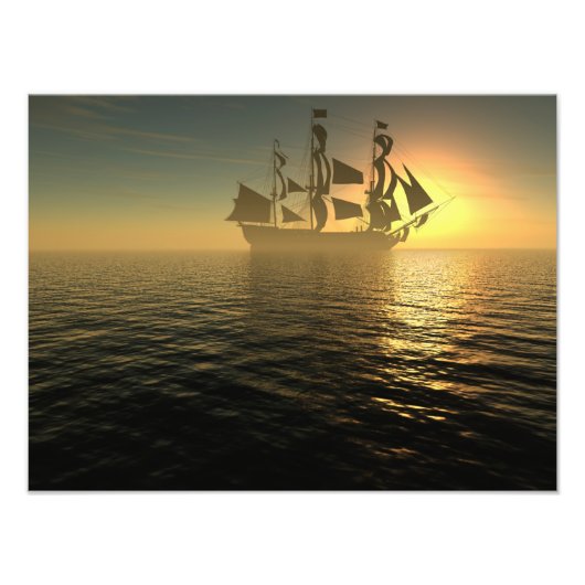 HMS-Sieg Fotodruck (Vorne)