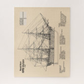 HMS-Sieg - Pläne für ein Konzept für Schiffe SD Puzzle (Vertikal)