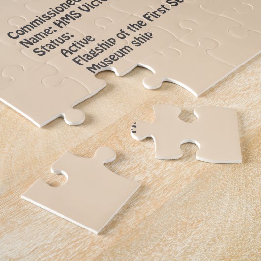 HMS-Sieg - Pläne für ein Konzept für Schiffe SD Puzzle (Seite)